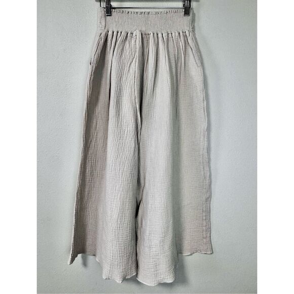 Charlie Paige Wide Leg Resort Pant Cotton and Pockets Size Small - Picture 5 of 11